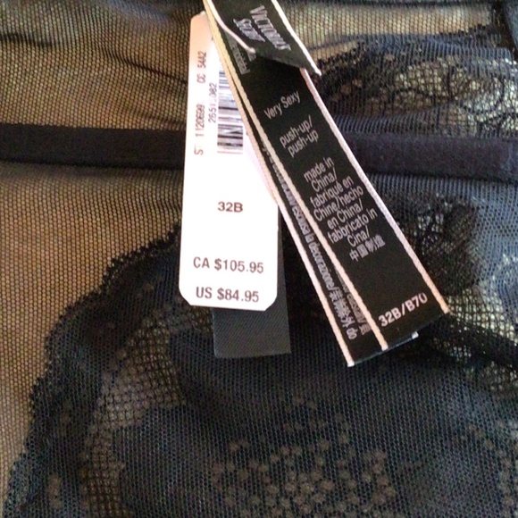 Victoria’s Secret Shine Strap Push Up Corset Top in Black size 32B NWT - Picture 6 of 7